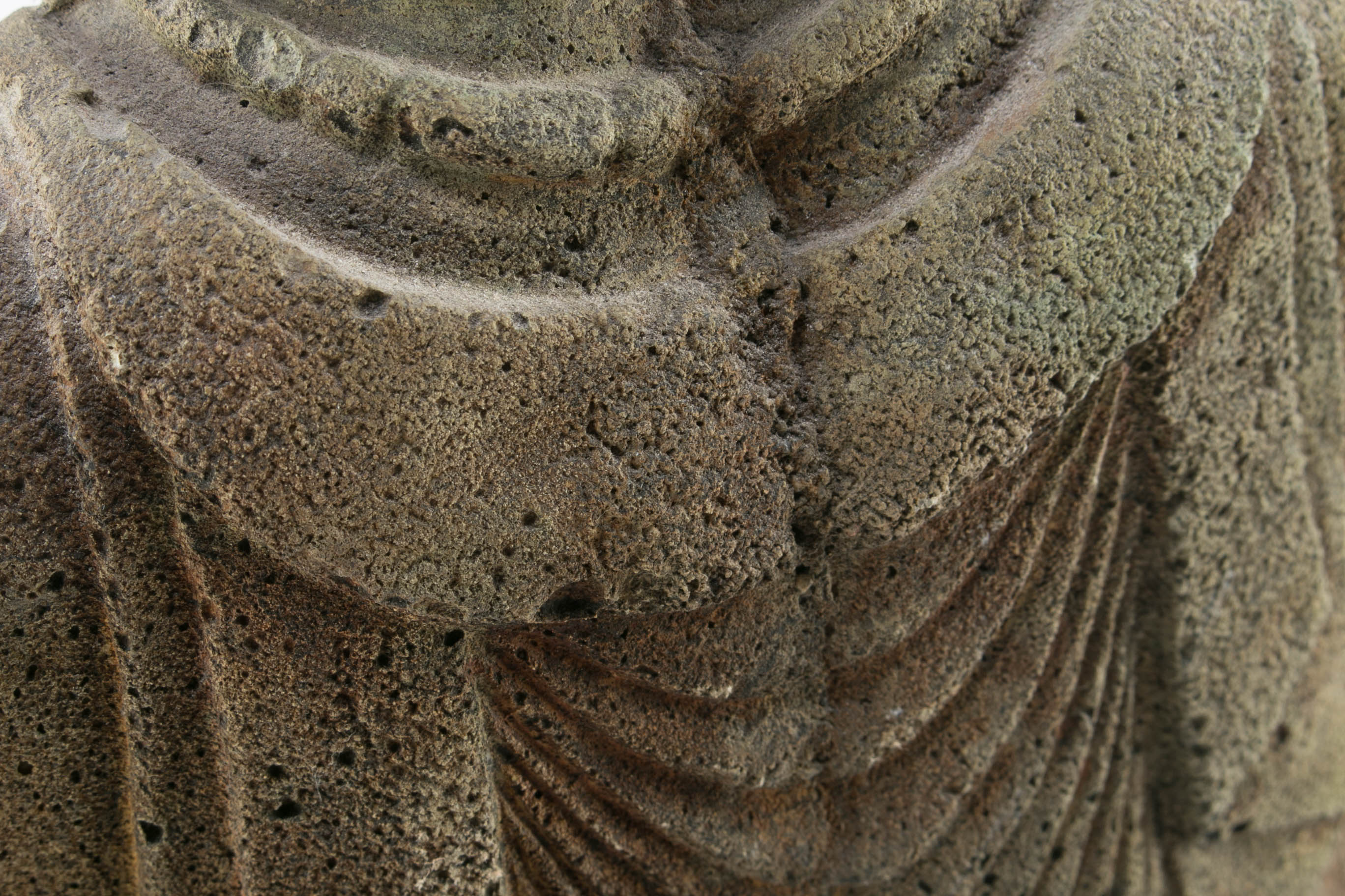 Cast Concrete Buddha Sculpture