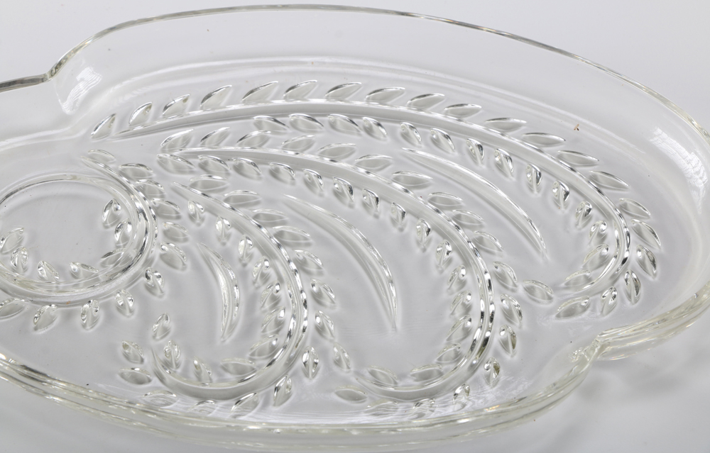 Large Collection of Glass Tea Cup and Tray Sets