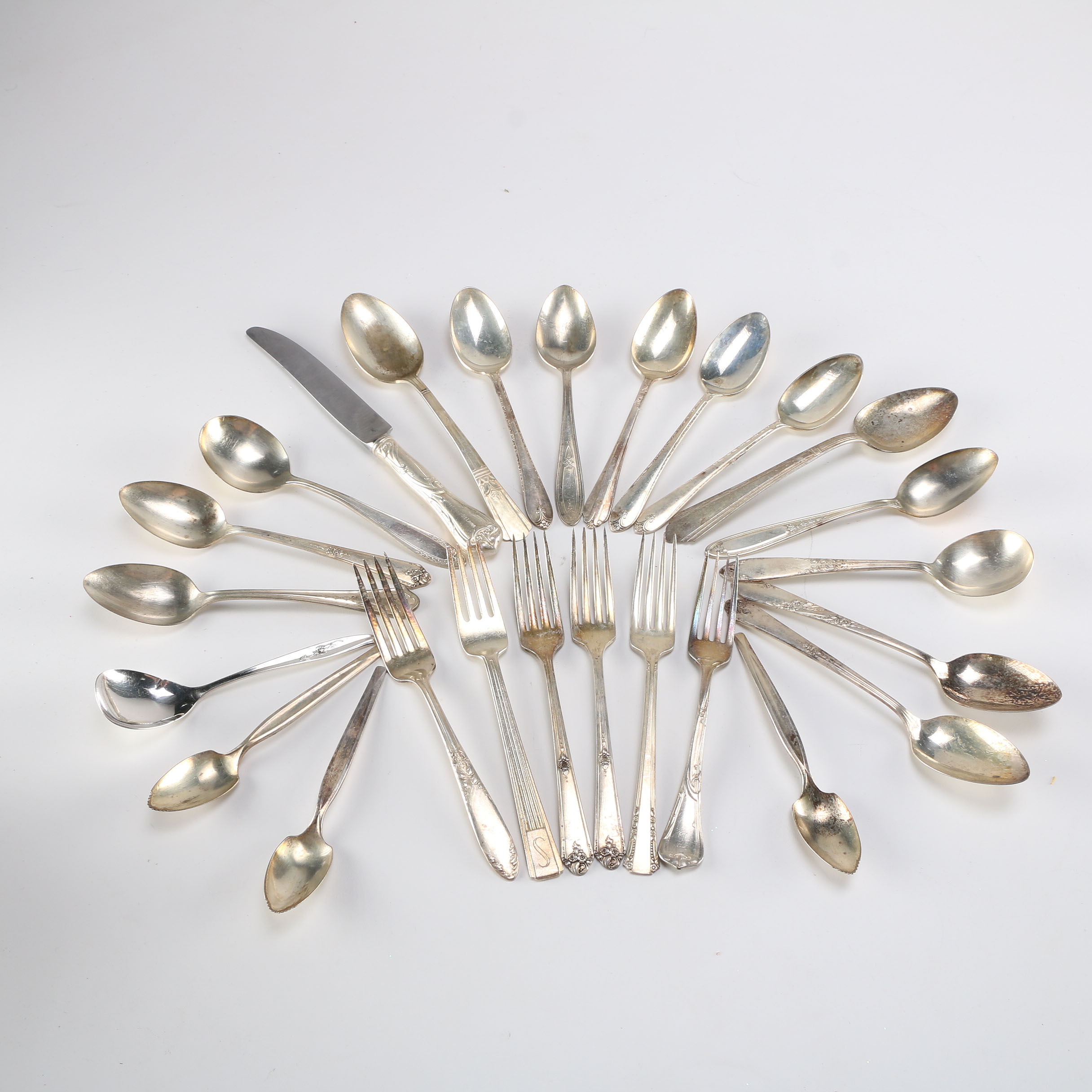 Assorted Silver Tone Flatware