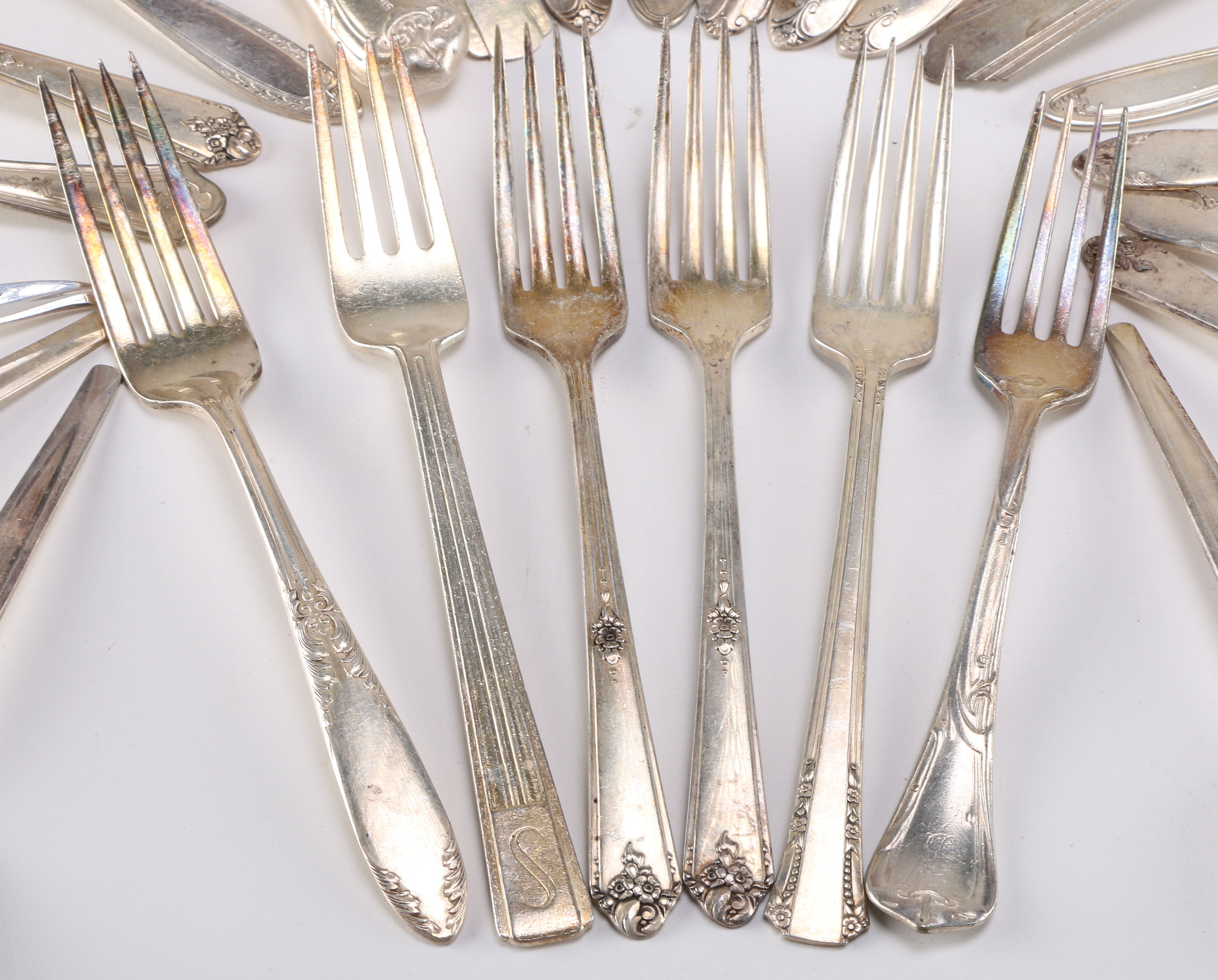 Assorted Silver Tone Flatware