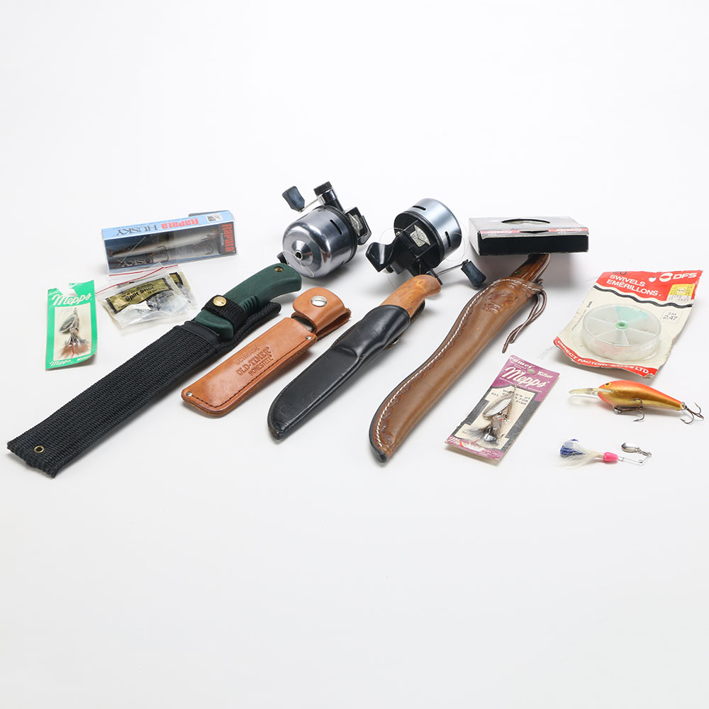 Collection of Fishing and Outdoor Gear