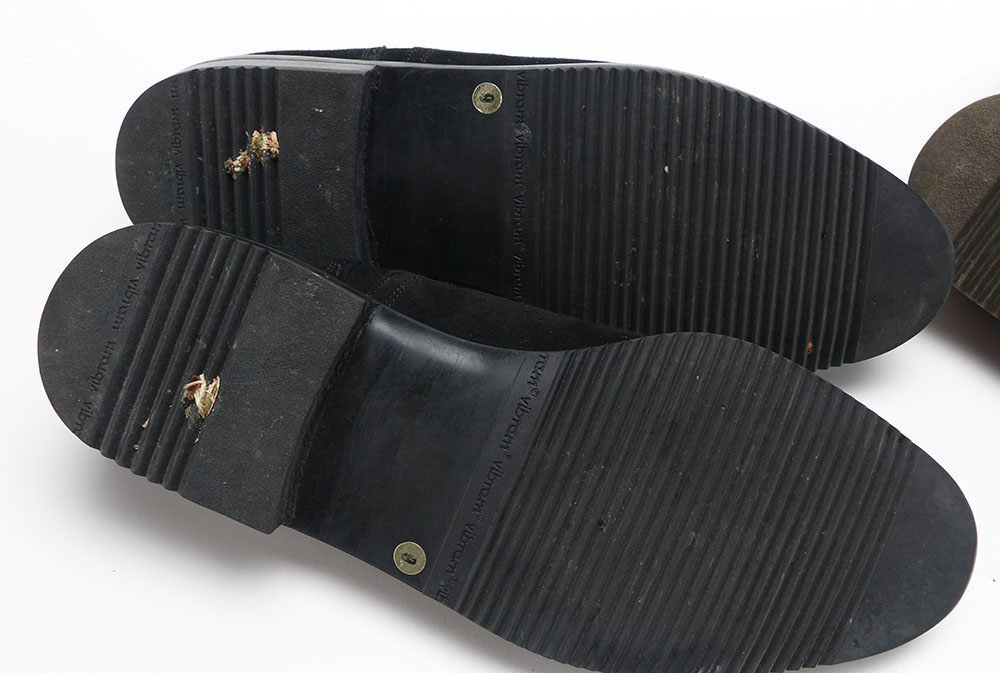 Two Pairs of Cole Haan Suede Dress Shoes