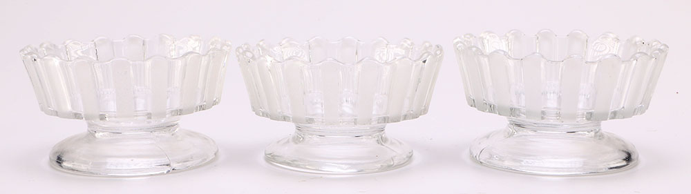 Collection of Vintage Ribbon Glass