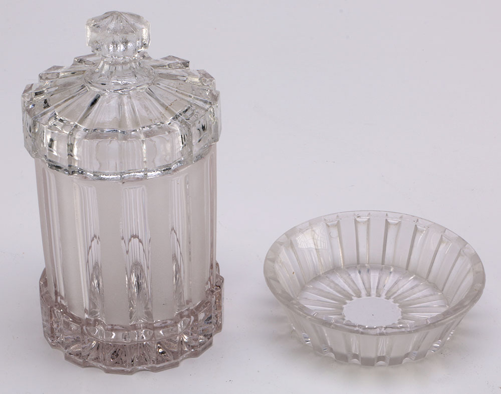 Collection of Vintage Ribbon Glass