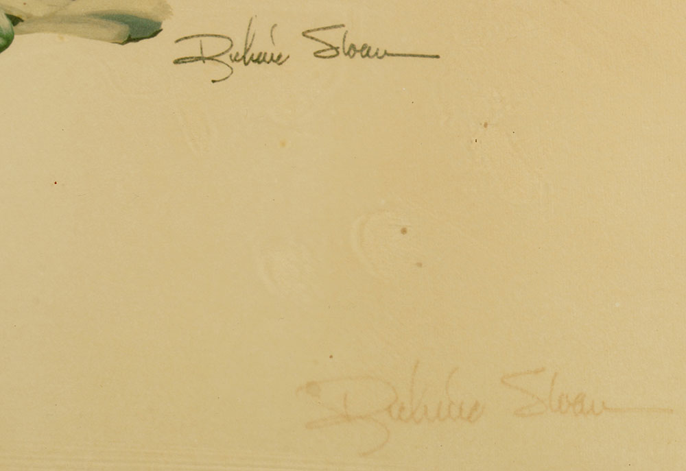 Pair of Richard Sloan Offset Lithograph of Birds