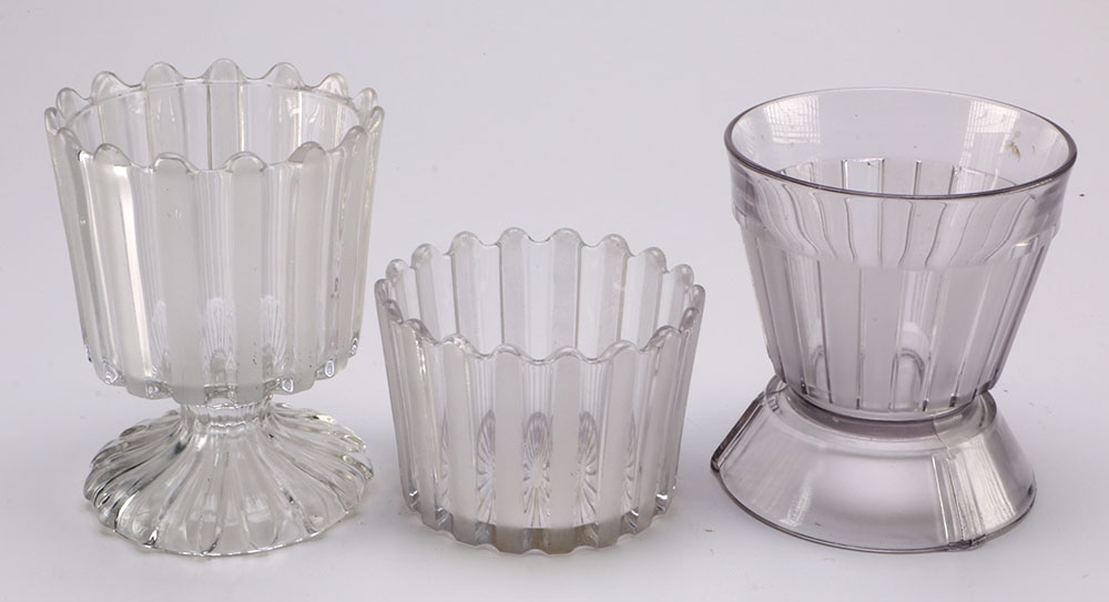 Collection of Vintage Ribbon Glass