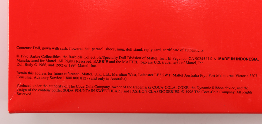 1996 "Soda Fountain Sweetheart" Barbie