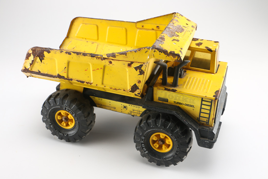 Assortment of Four Tonka Trucks