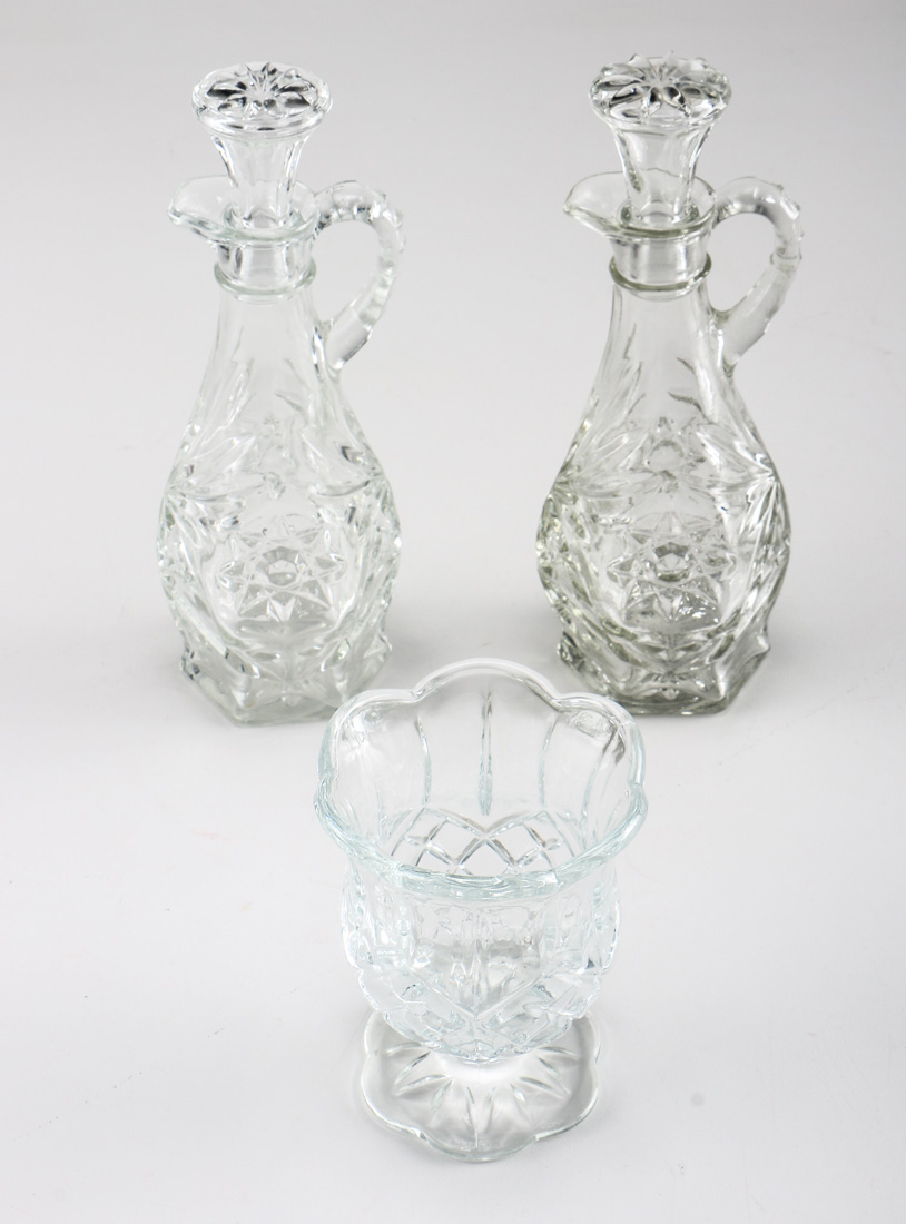 Generous Assortment of Cut and Pressed Glass