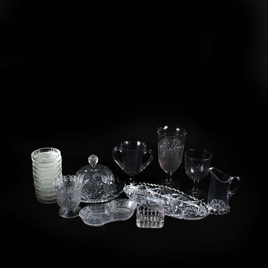 Collection of Glass Tableware