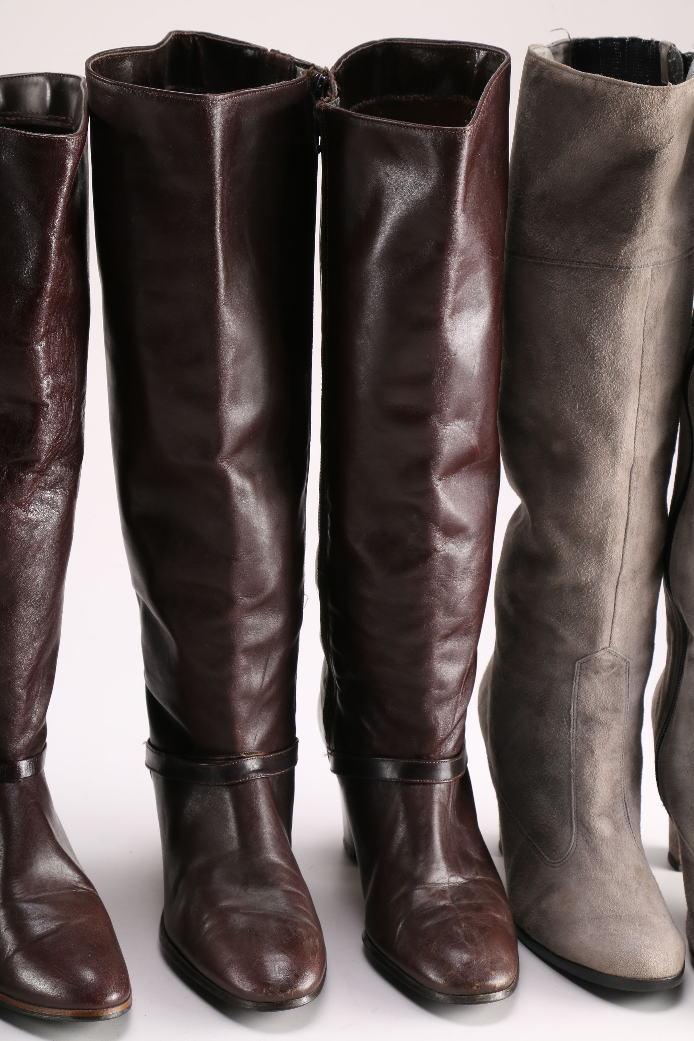 Collection of Women's Leather Boots with Via Spiga and More