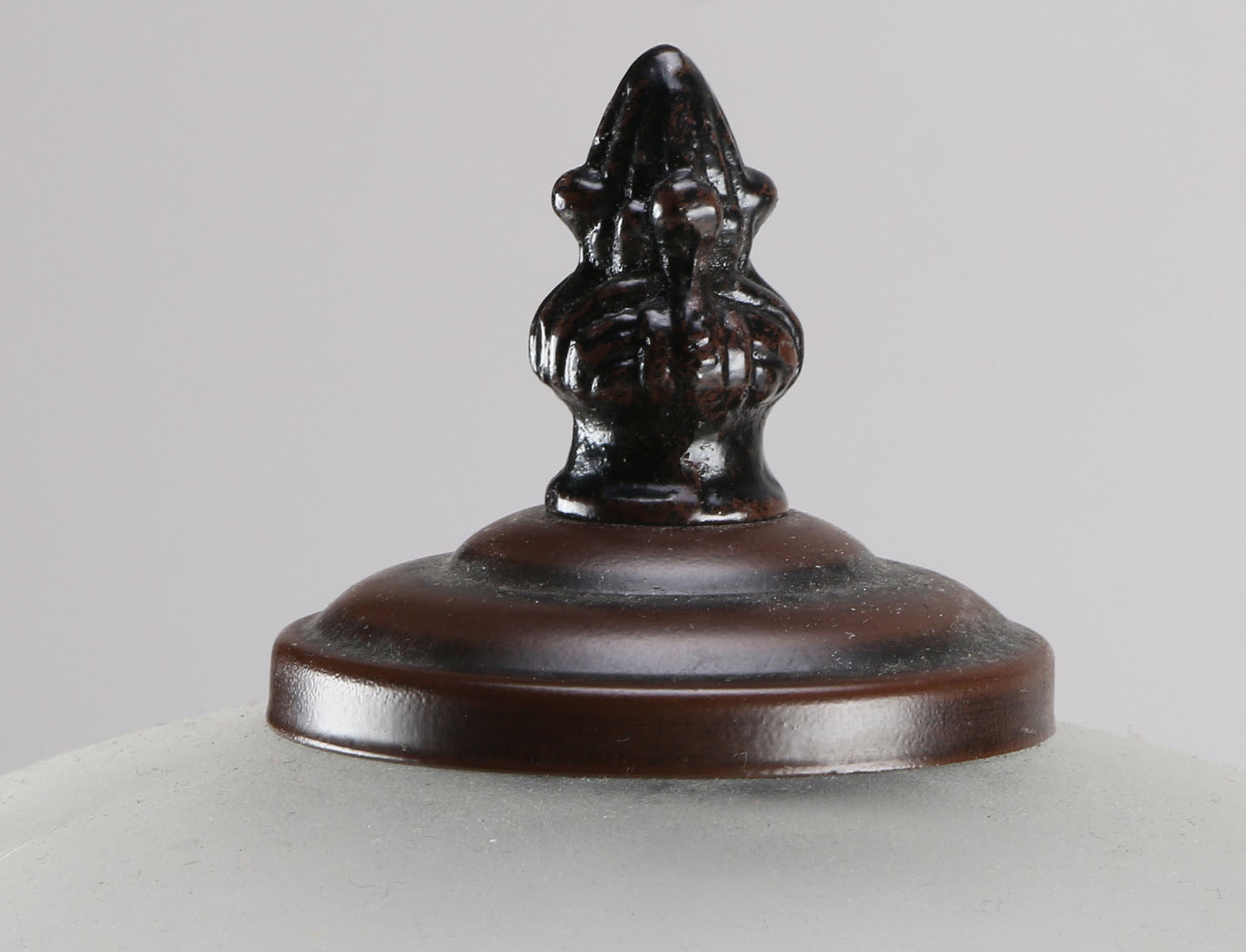 Cheyenne Table Lamp with Victorian Style Glass Shade