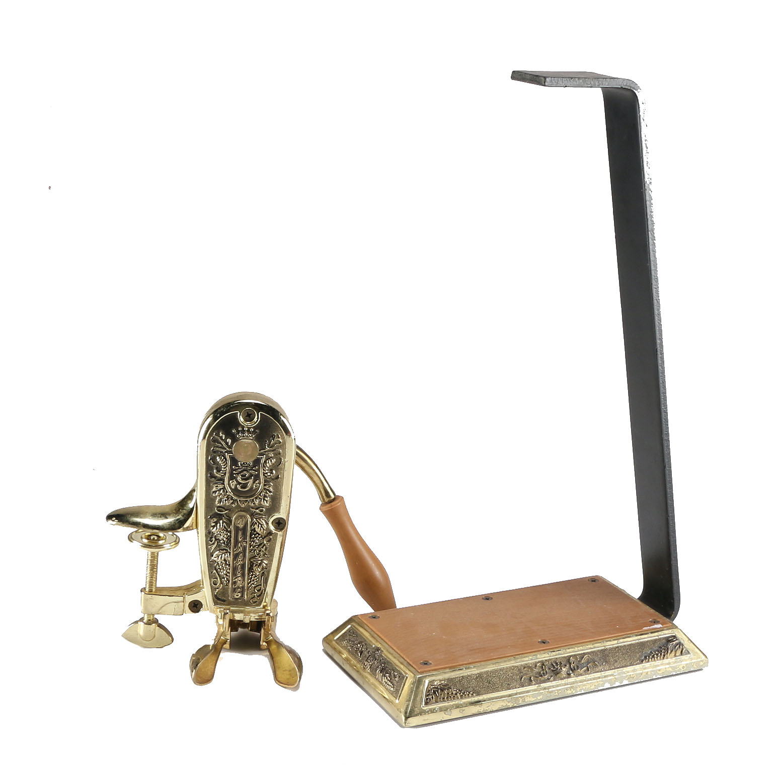 Modern Metal and Wood Wine Corker