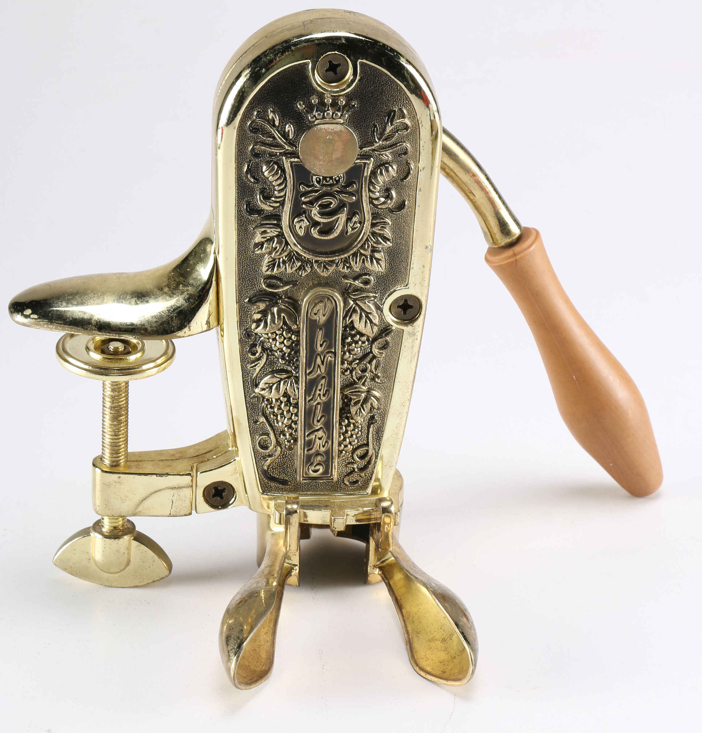 Modern Metal and Wood Wine Corker