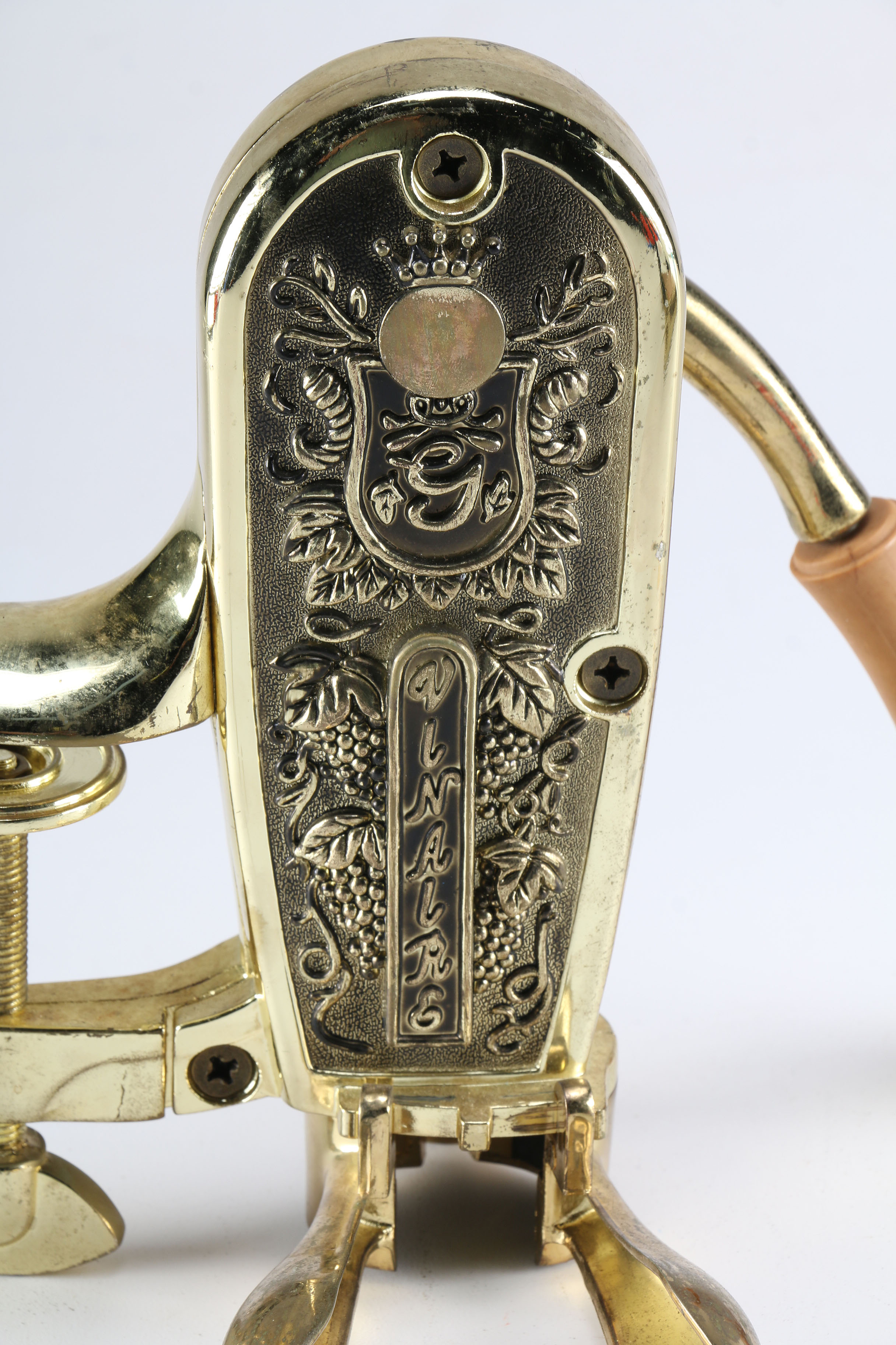 Modern Metal and Wood Wine Corker