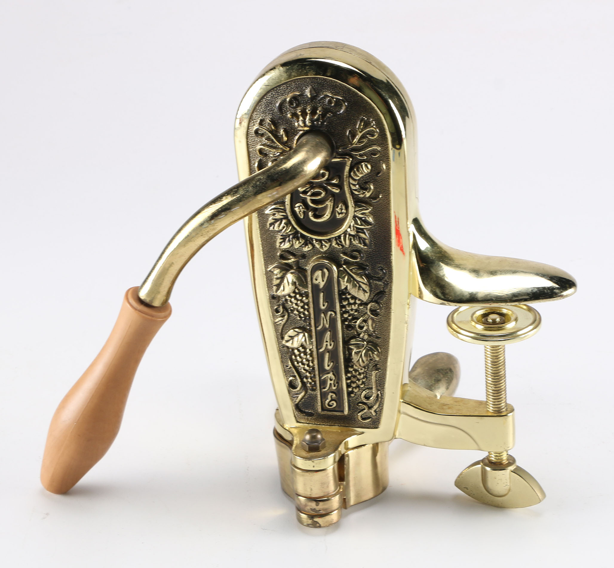 Modern Metal and Wood Wine Corker