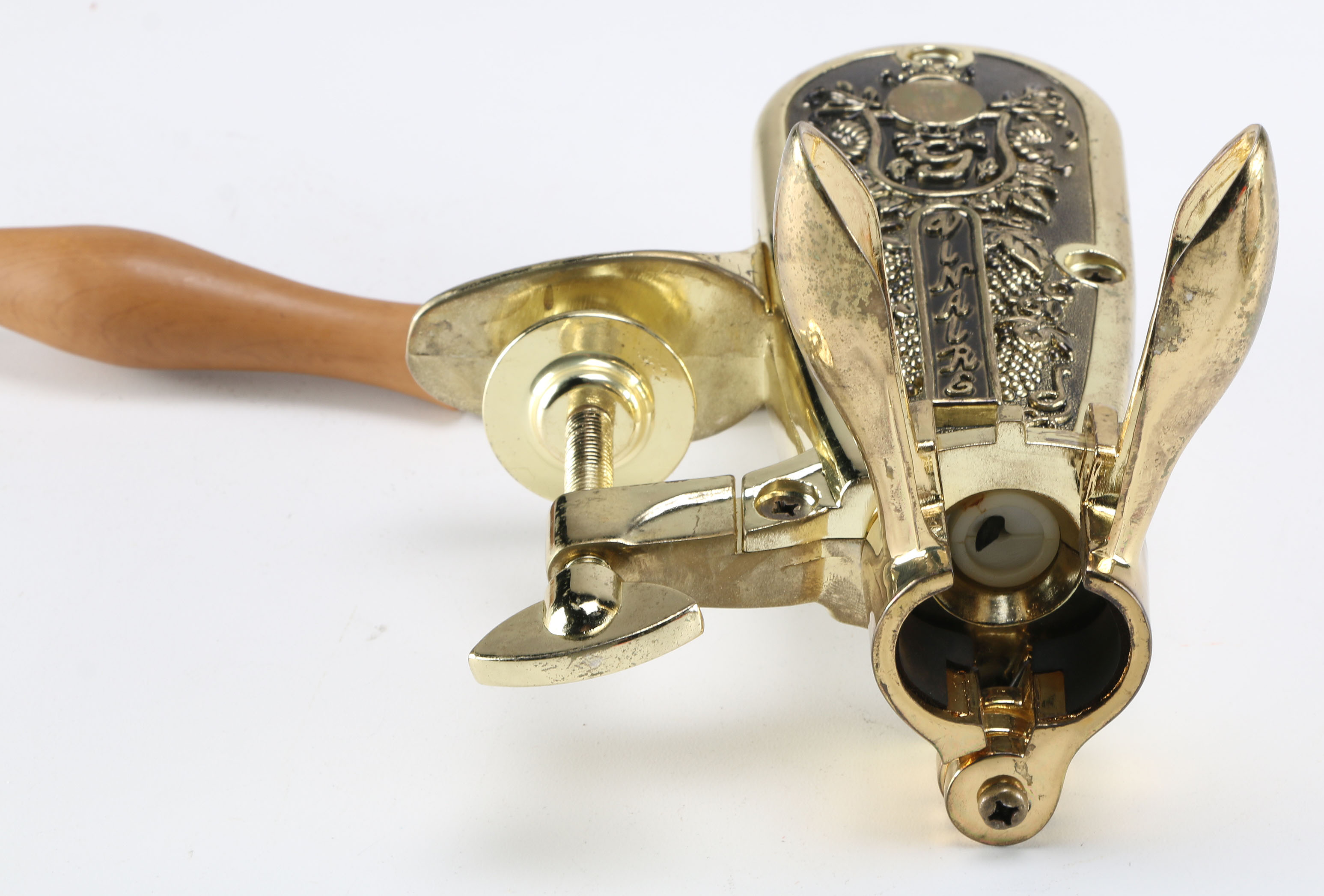 Modern Metal and Wood Wine Corker