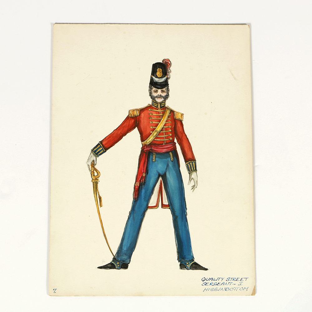 Gouache Costume Design Illustration