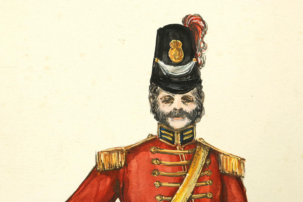 Gouache Costume Design Illustration