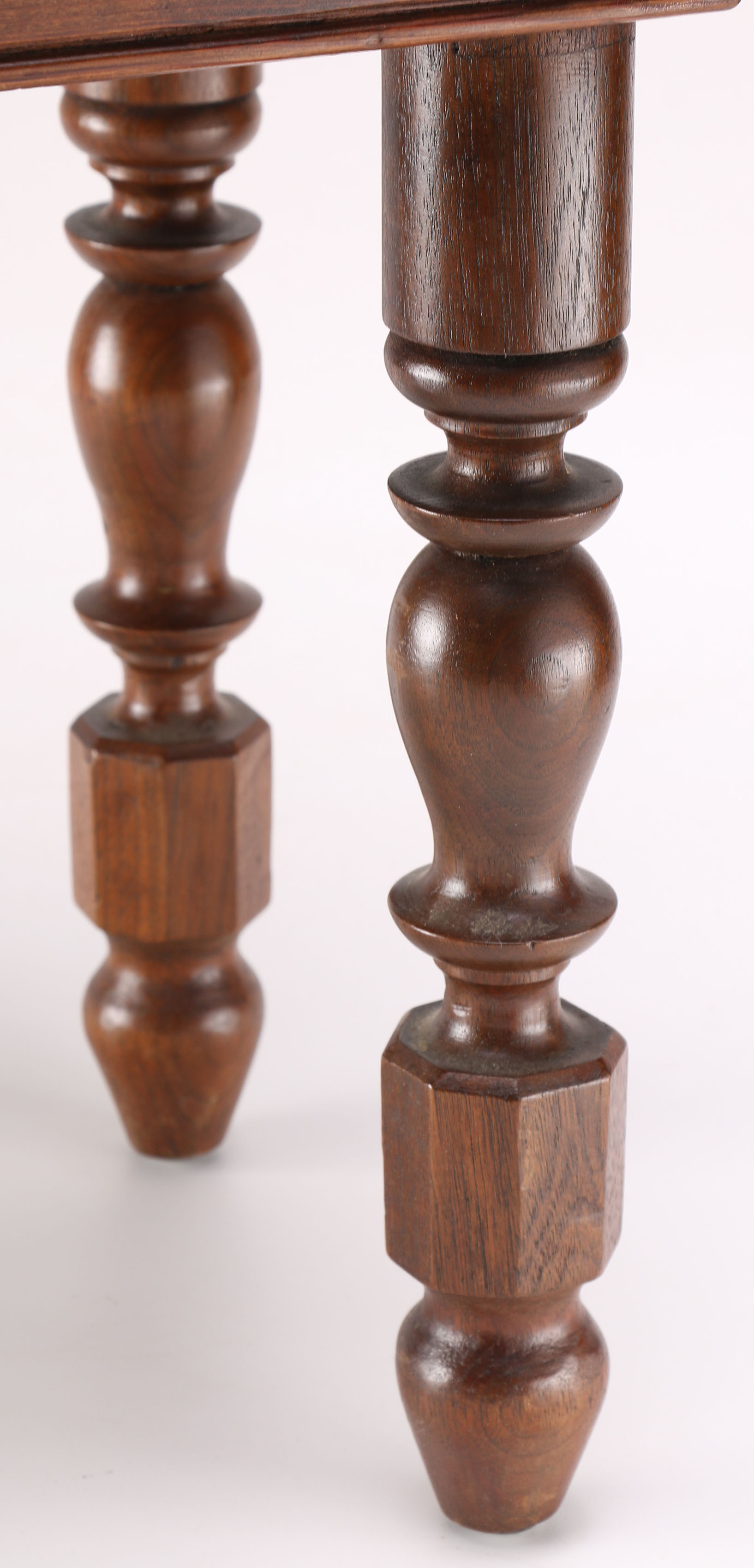 Colonial Style Side Table and Footstool