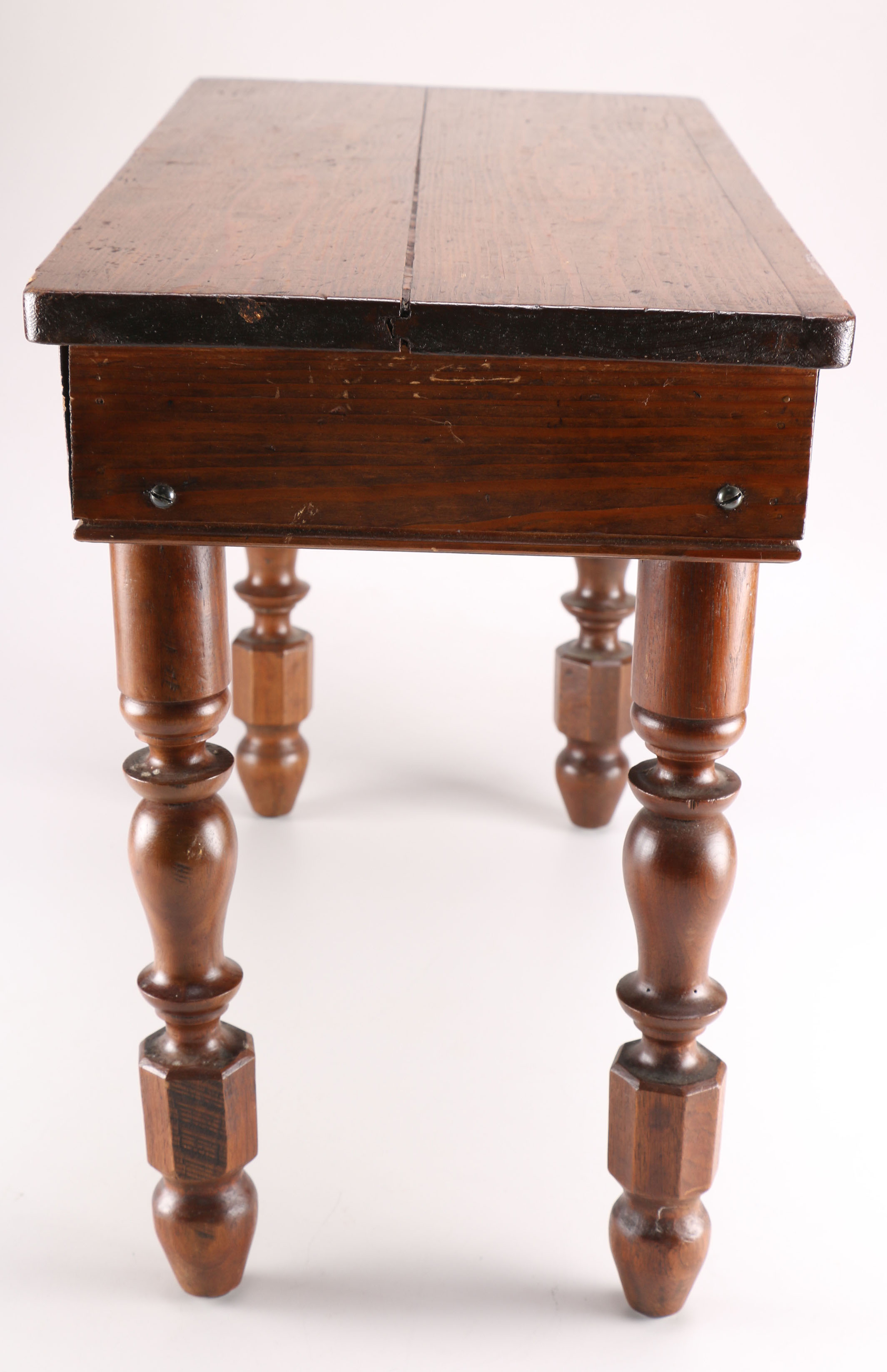 Colonial Style Side Table and Footstool