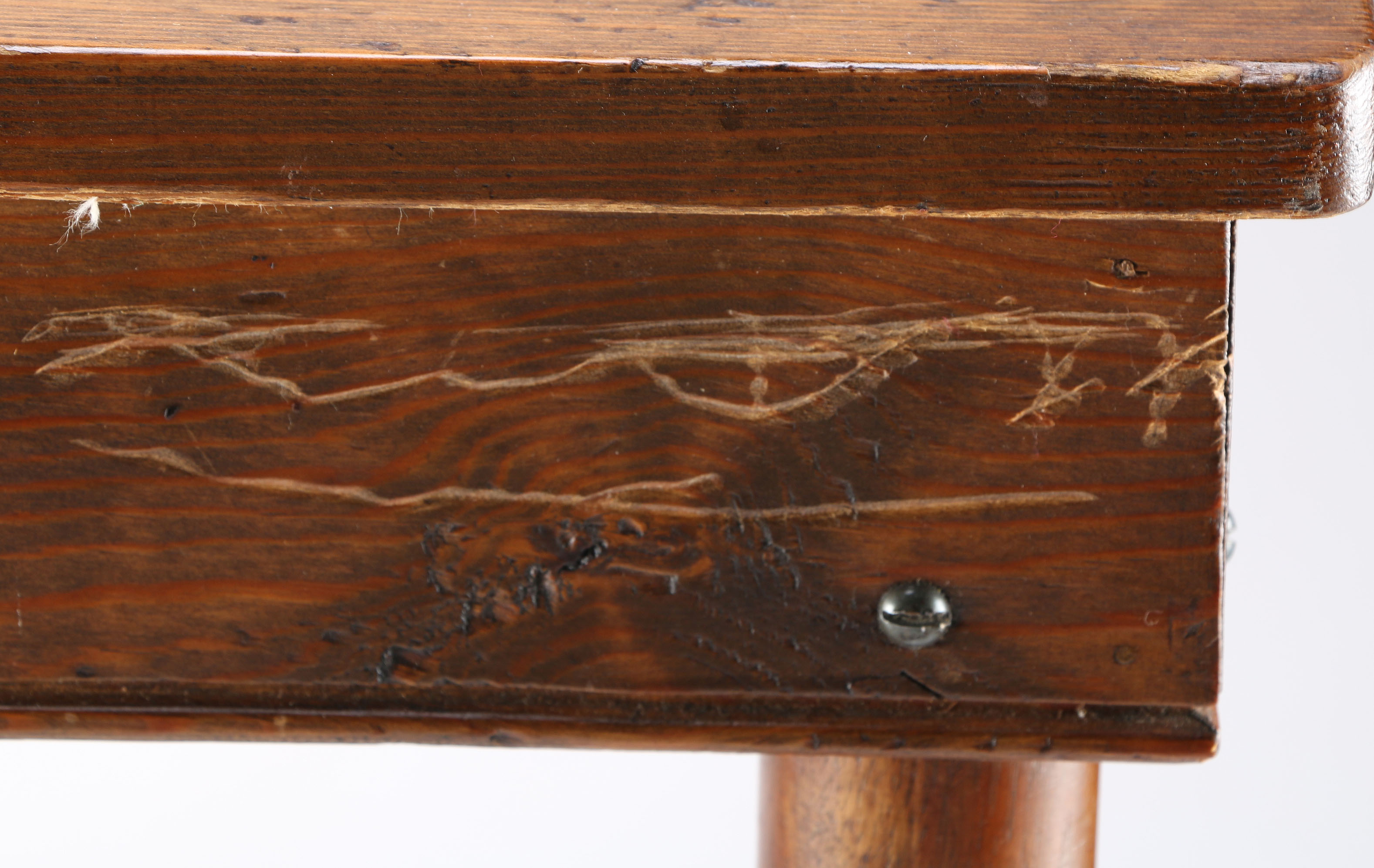 Colonial Style Side Table and Footstool