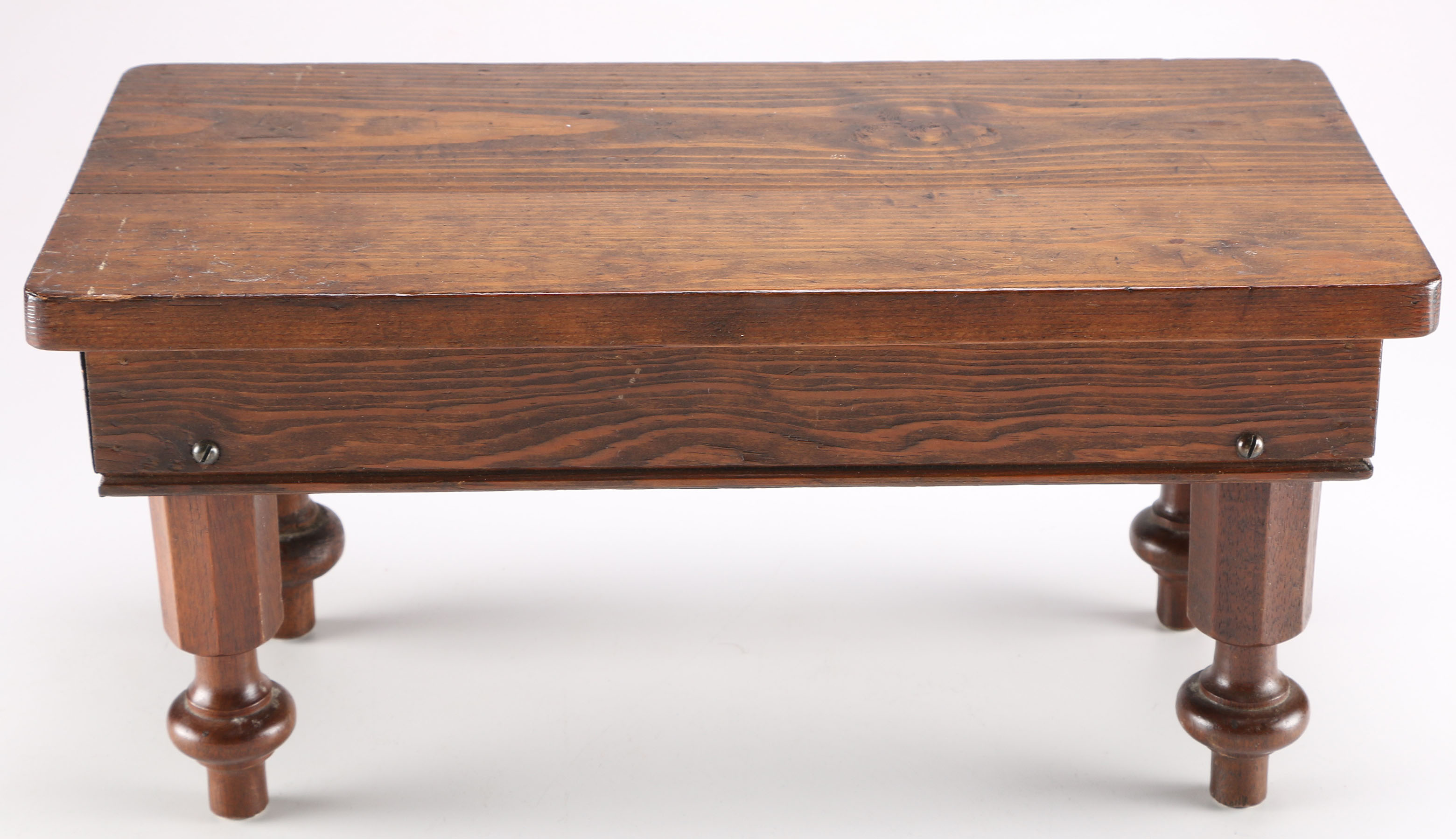 Colonial Style Side Table and Footstool