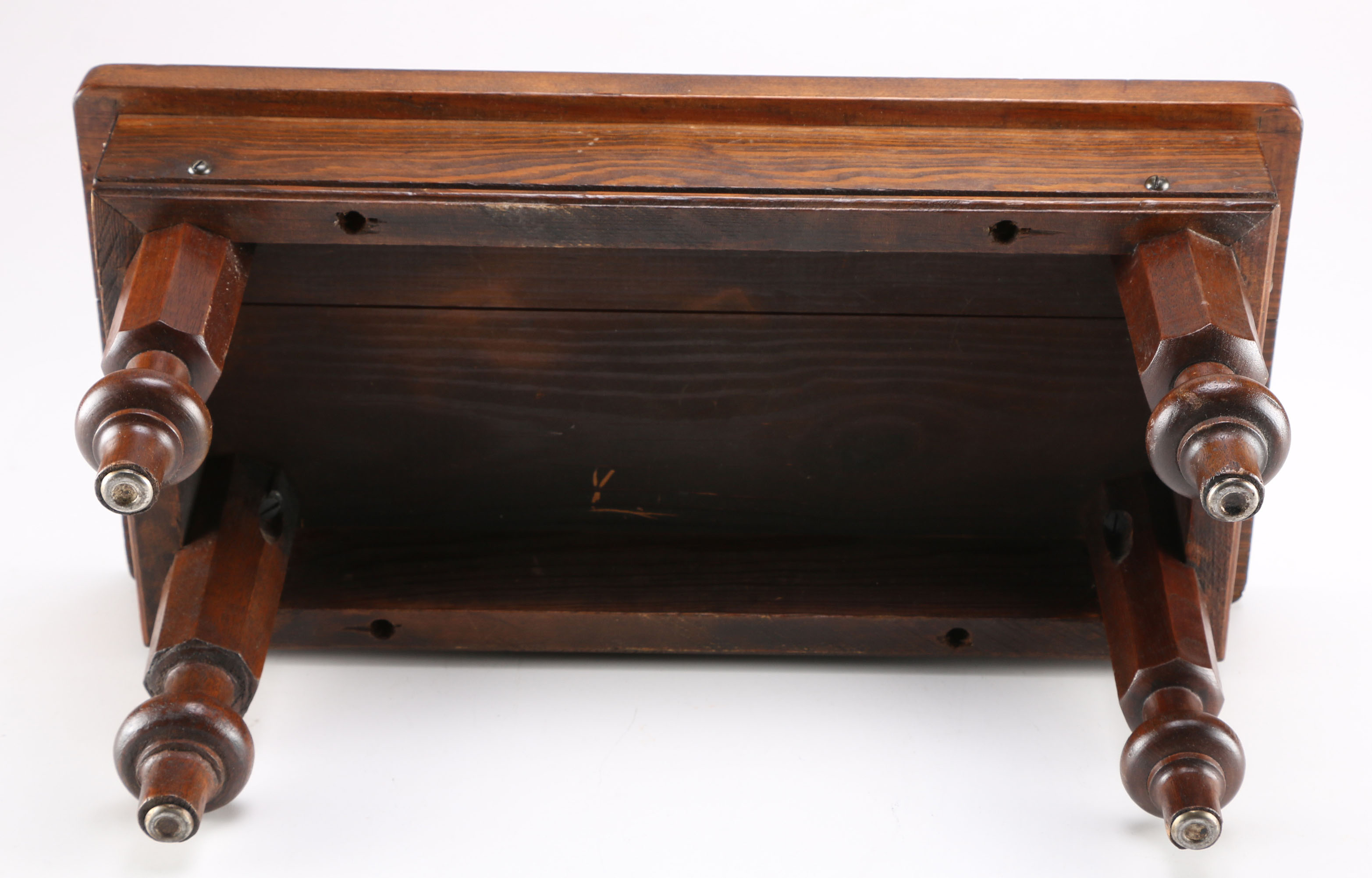 Colonial Style Side Table and Footstool