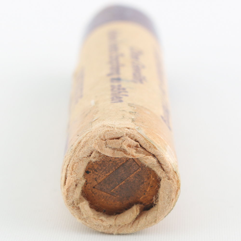 Assorted 1977 German 1 Pfennig Coins in Bank Sleeve