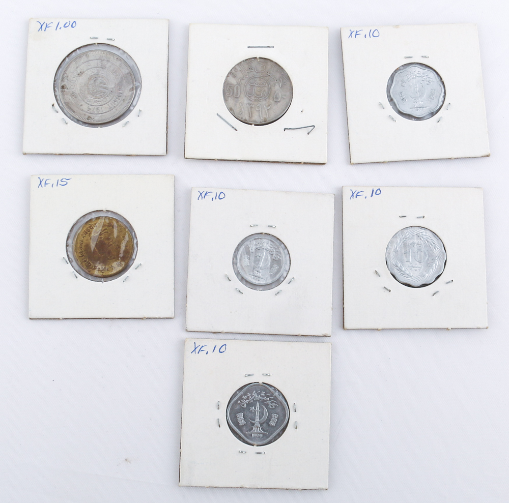 Collection of Pakistani and Nepalese Coins