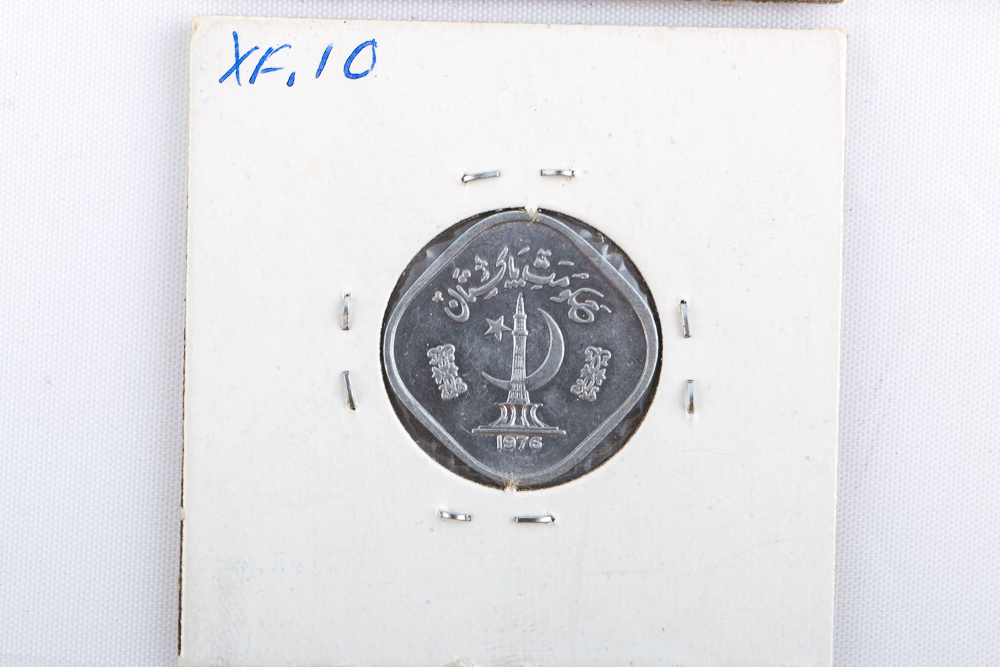 Collection of Pakistani and Nepalese Coins