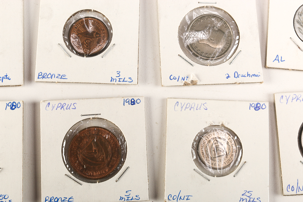 Collection of Coins from Greece and Cyrpus