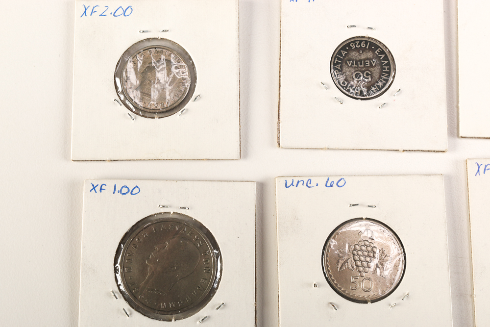 Collection of Coins from Greece and Cyrpus