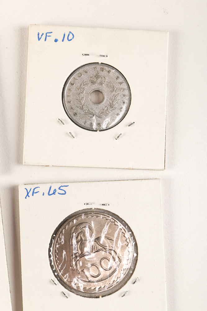 Collection of Coins from Greece and Cyrpus