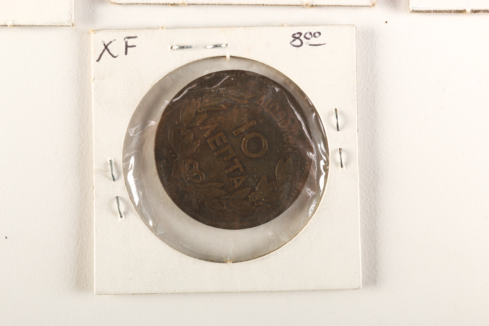 Collection of Coins from Greece and Cyrpus