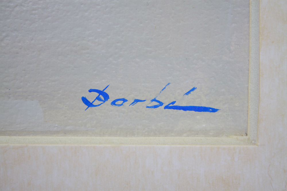 Collection of Five of Barbé Acrylic Paintings on Board