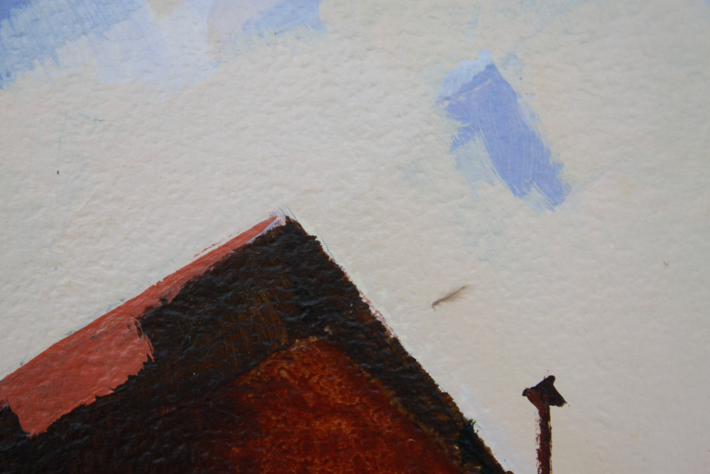 Collection of Five of Barbé Acrylic Paintings on Board