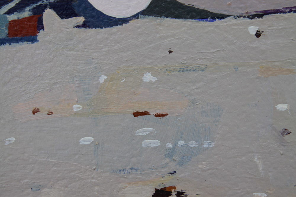 Collection of Five of Barbé Acrylic Paintings on Board