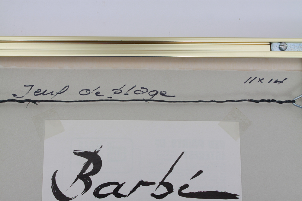 Collection of Five of Barbé Acrylic Paintings on Board