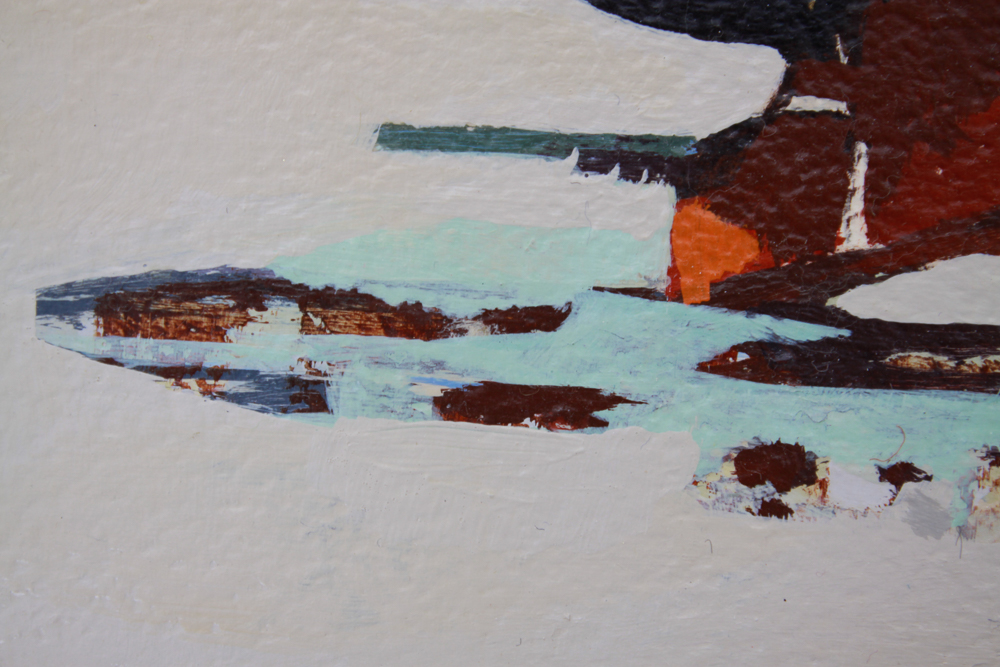 Collection of Five of Barbé Acrylic Paintings on Board