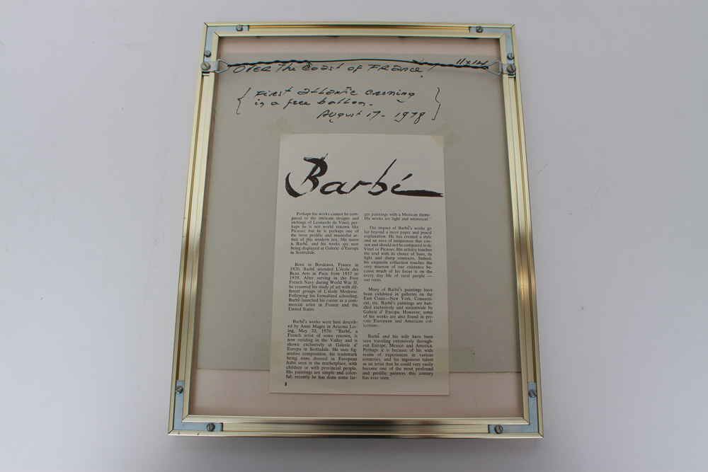 Collection of Five of Barbé Acrylic Paintings on Board