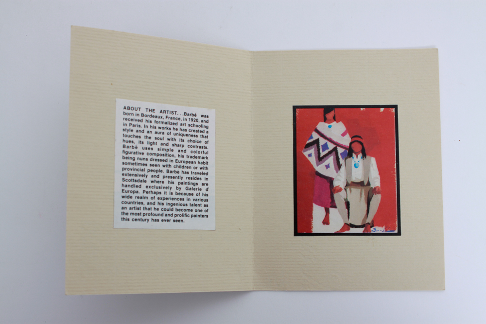 Collection of Five of Barbé Acrylic Paintings on Board