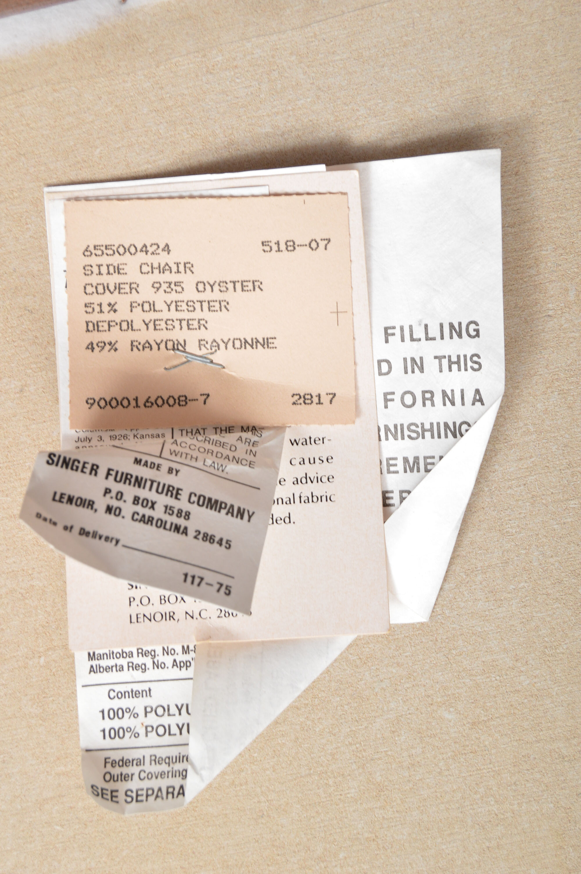 Singer Furniture Dining Table and Chairs