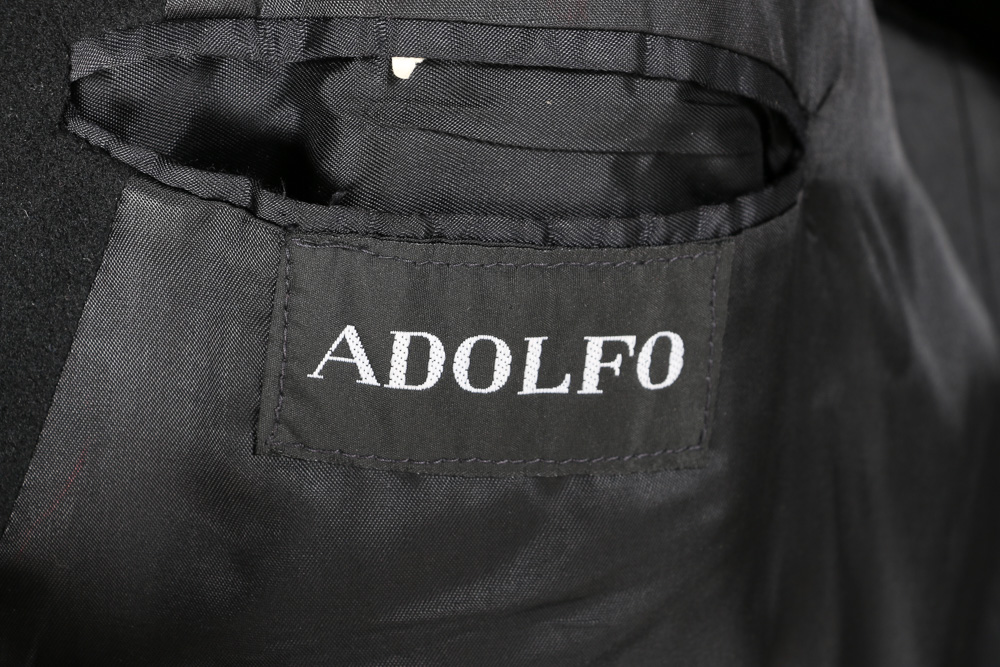 A Pair of Men's Trench Coats in Black and Grey