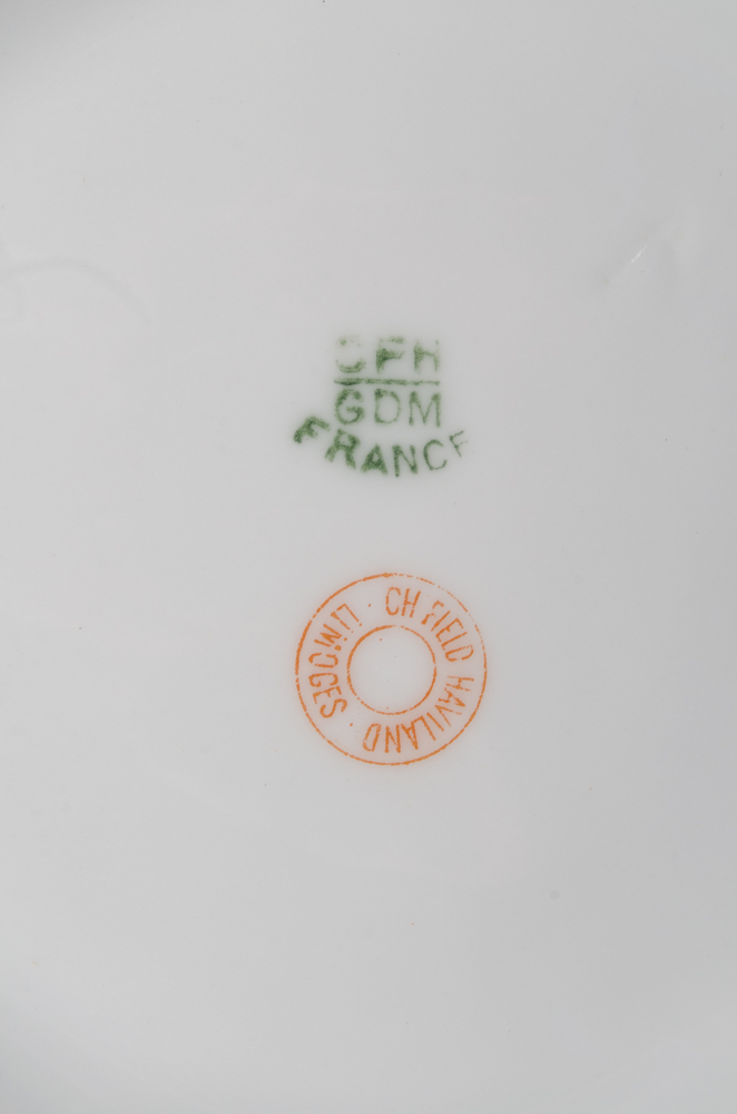 Selection of Limoges Serving Pieces