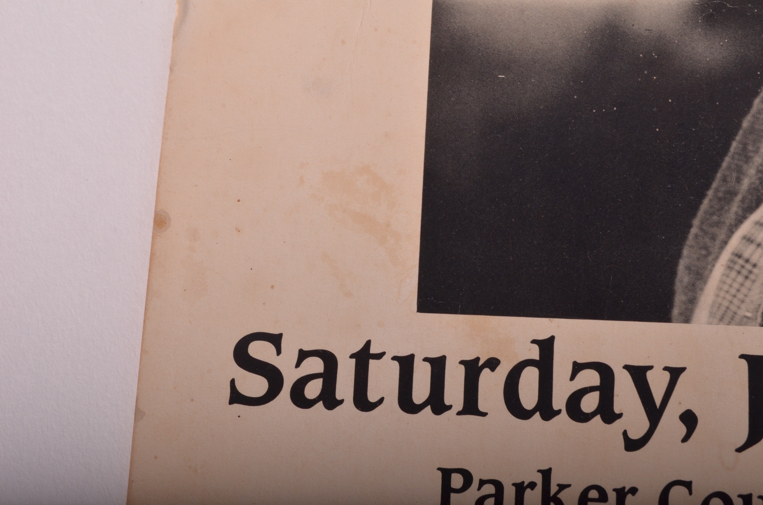 Willie Nelson Autographed Concert Poster