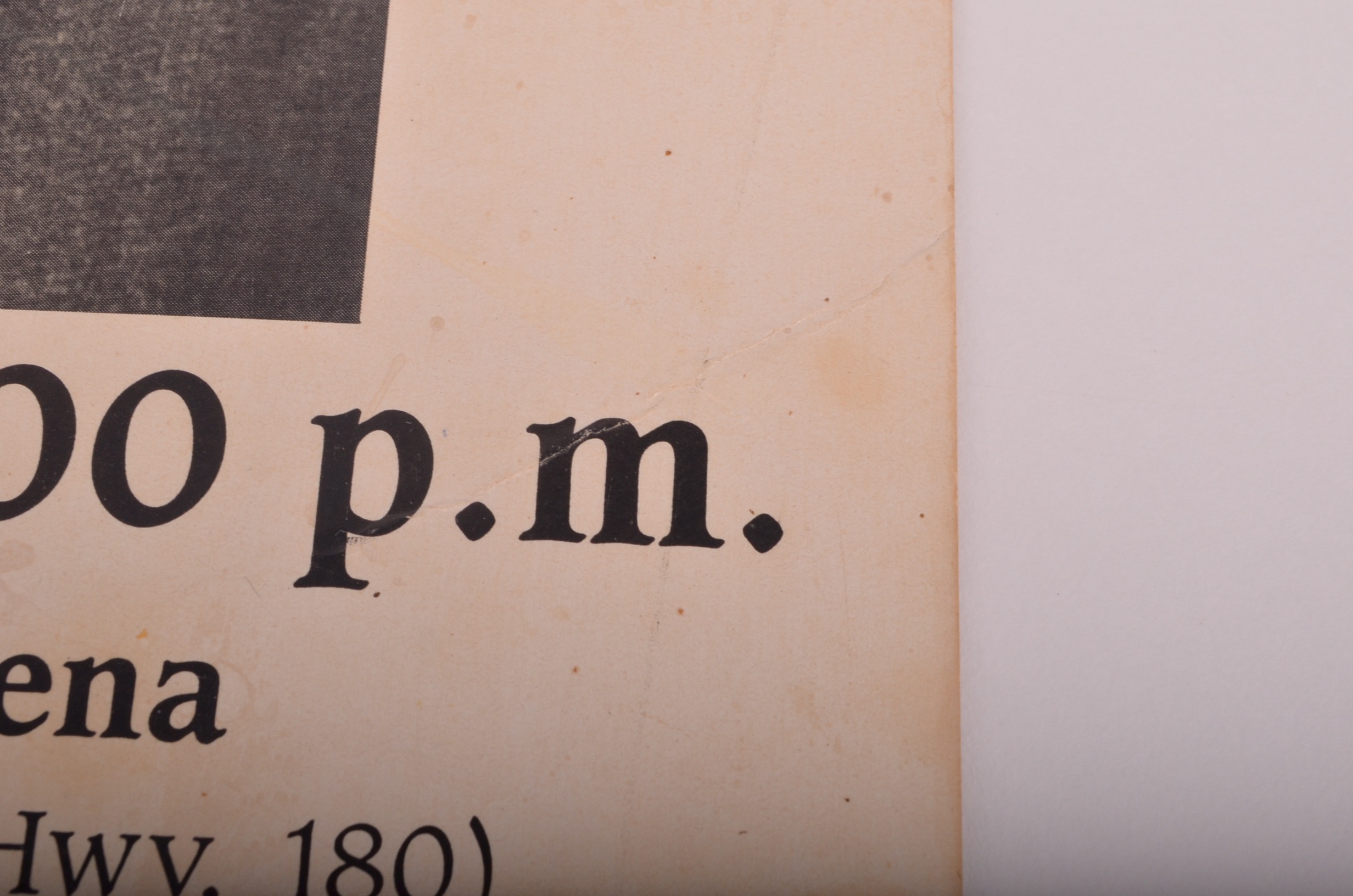 Willie Nelson Autographed Concert Poster