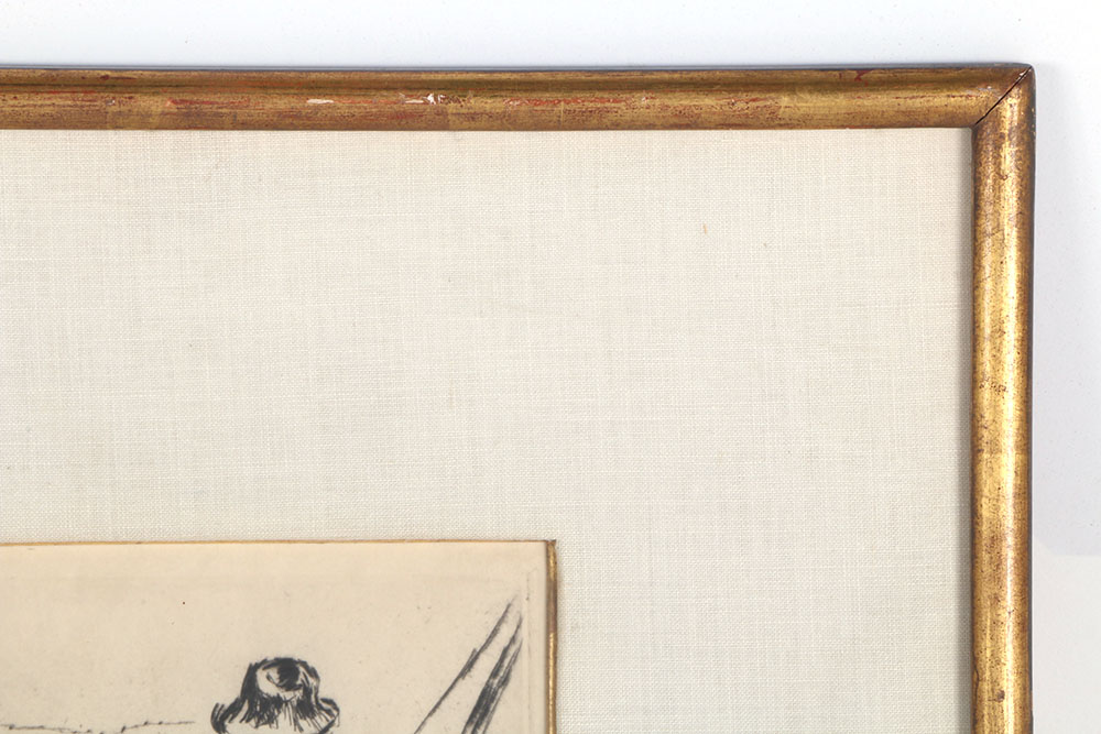 Max Pechstein Drypoint Engraving