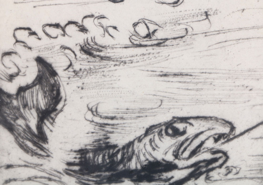 Max Pechstein Drypoint Engraving