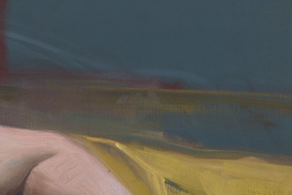 Original Acrylic Painting of Nude Woman